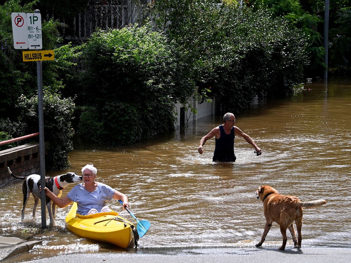 Foto: Inundaciones en Asutralia. (EFE/EPA/Bianca de Marchi)