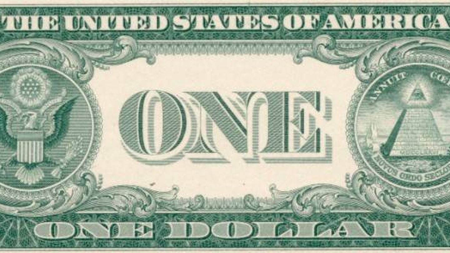 El reverso del billete de 1 dólar. (CC/Wikimedia Commons)
