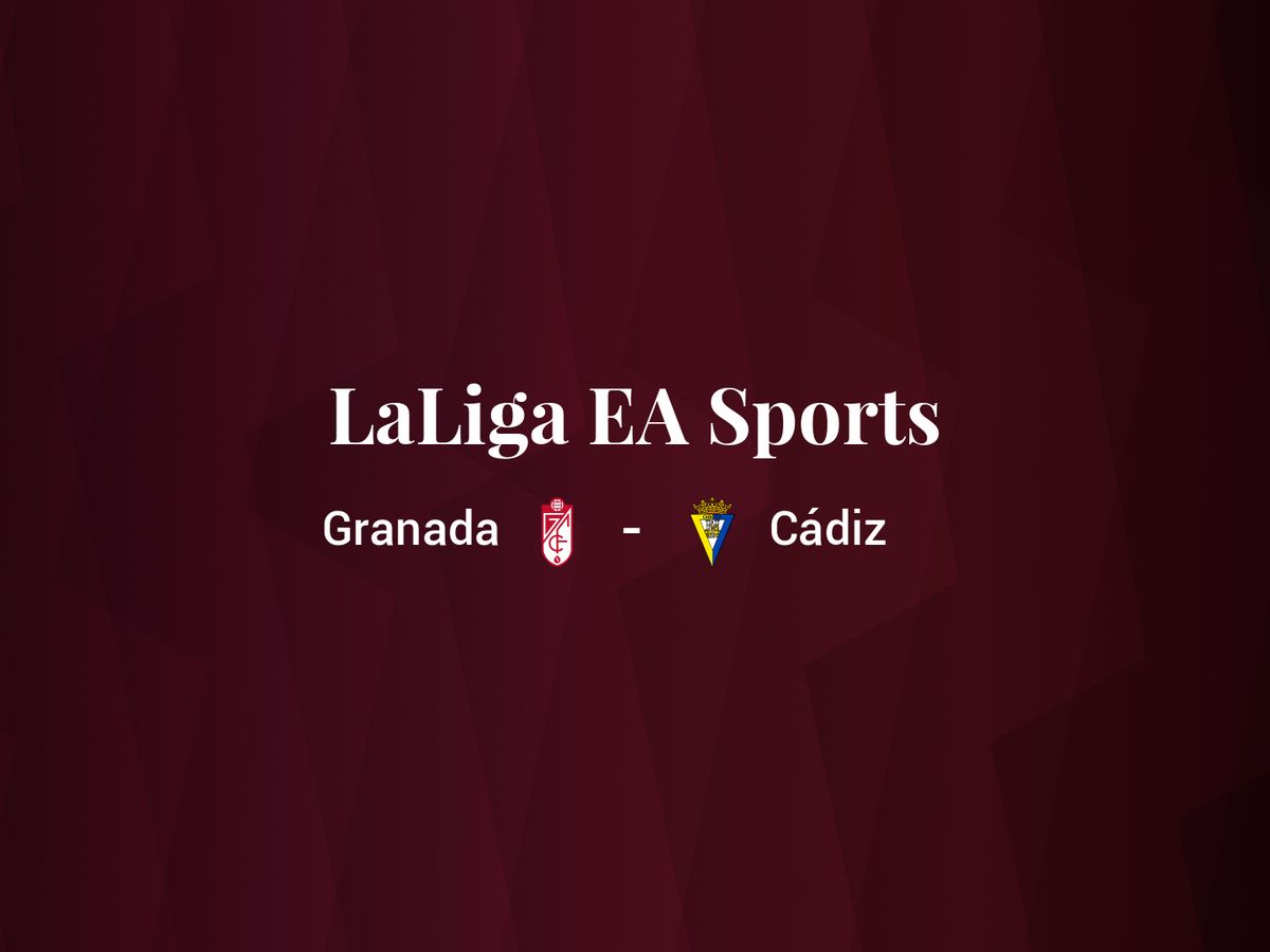 Foto: Resultados Granada - Cádiz de LaLiga EA Sports (C.C./Diseño EC)