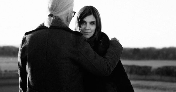 Foto: Carine Roitfeld y Karl Lagerfeld. (Imagen: Karl Lagerfeld)