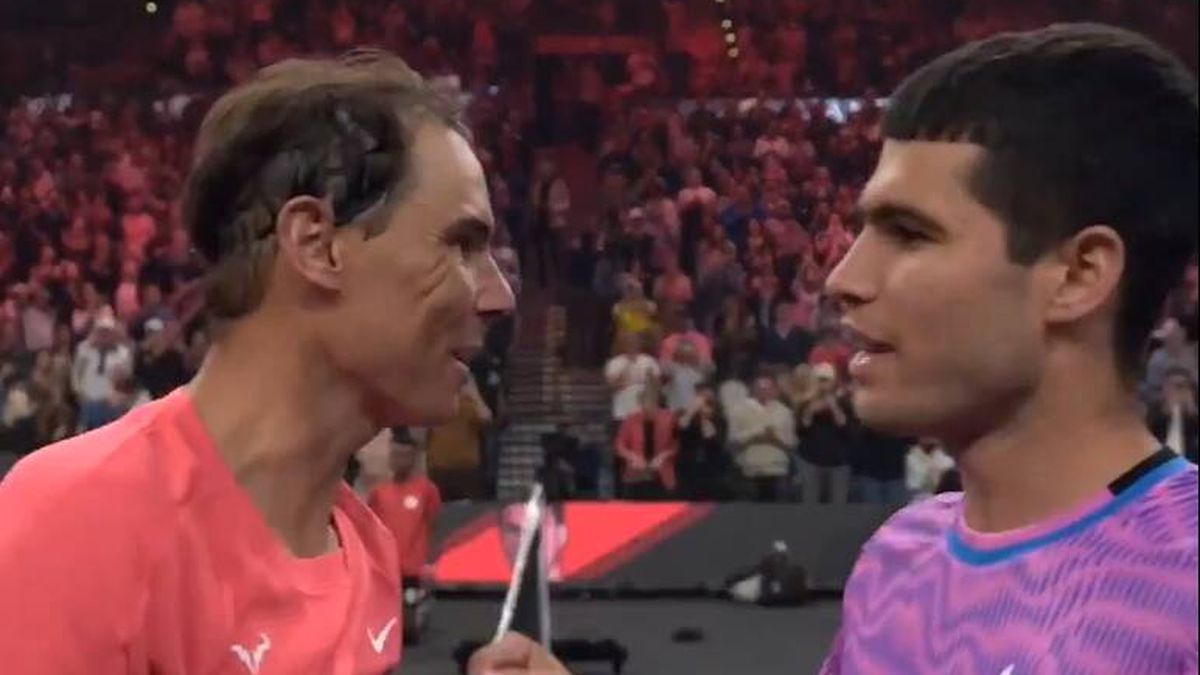La leyenda Nadal contra el prodigio Alcaraz: así han sido los mejores puntos de 'El Slam de Netflix'