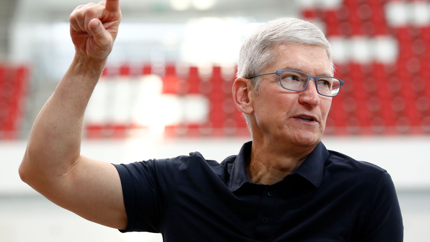 Tim Cook, CEO de Apple. Foto: REUTERS Edgar Su