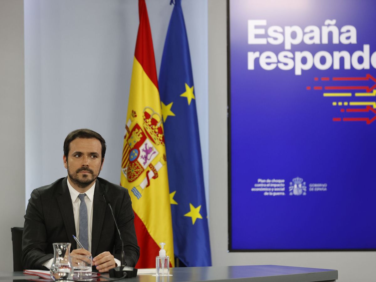 Foto: El ministro de Consumo, Alberto Garzón. (EFE/Lizón)