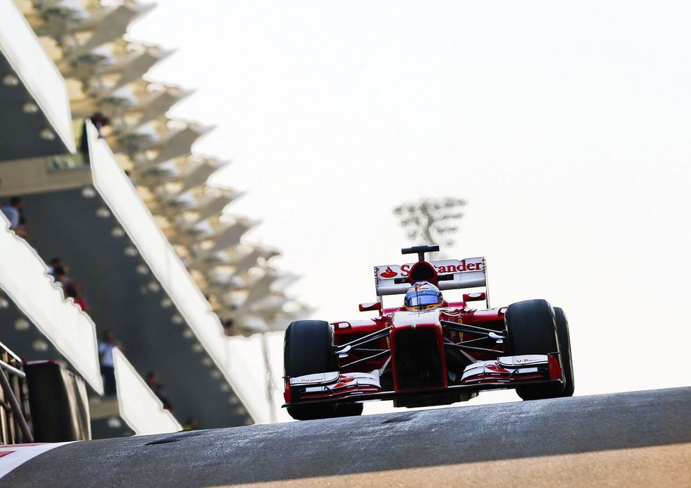 Foto: Fernando Alonso, este viernes, en el circuito de Abu Dabi.