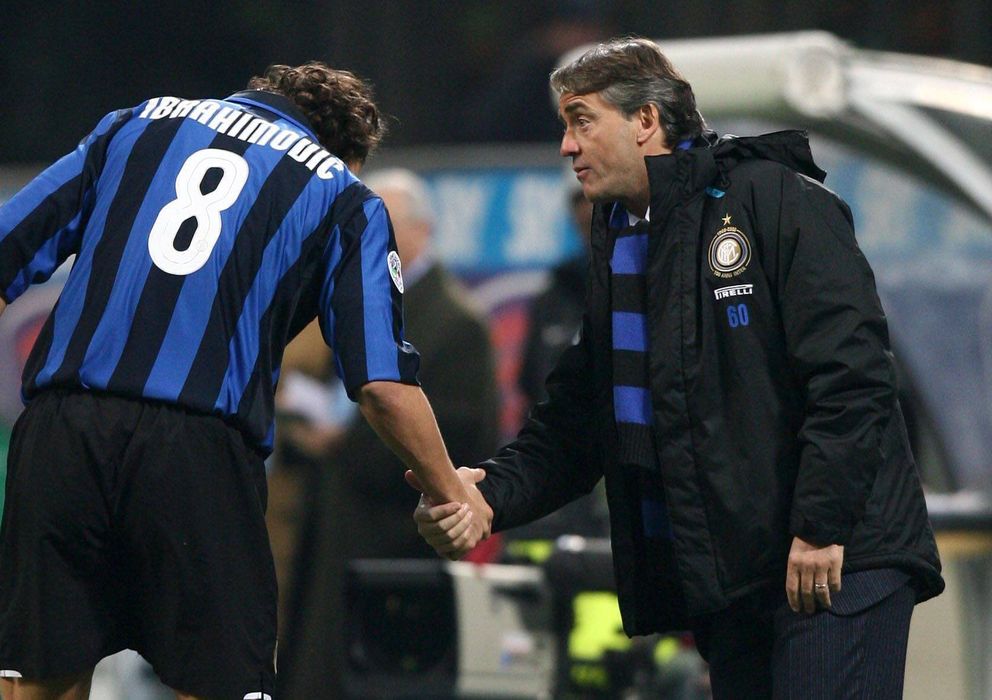Foto: Roberto Mancini volverá a lucir su bufanda 'nerazzurra' con el Inter (Cordon Press).
