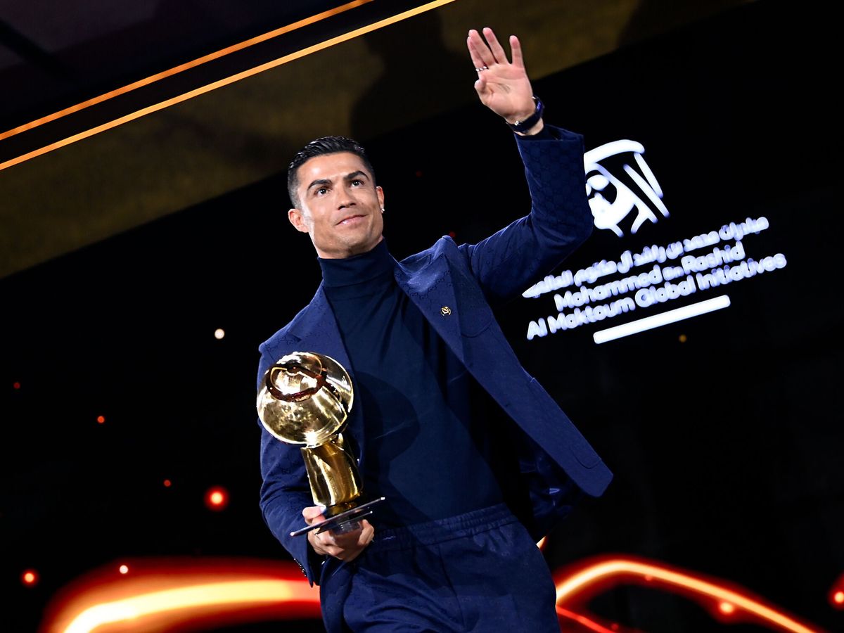 Foto: Cristiano Ronaldo, en unos premios en Dubái. (EFE)