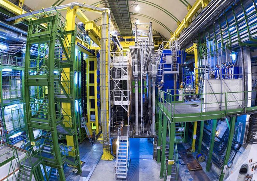 Foto: Instalaciones del experimento LHCb en el CERN