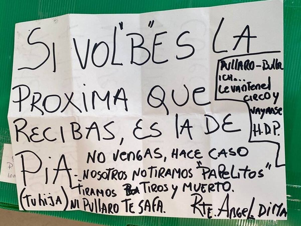 Foto: Las amenazas contra Ángel Di María. (X)