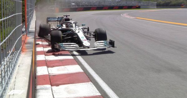 Foto: Hamilton se perdió una hora de sesión por su accidente. (Fórmula 1)