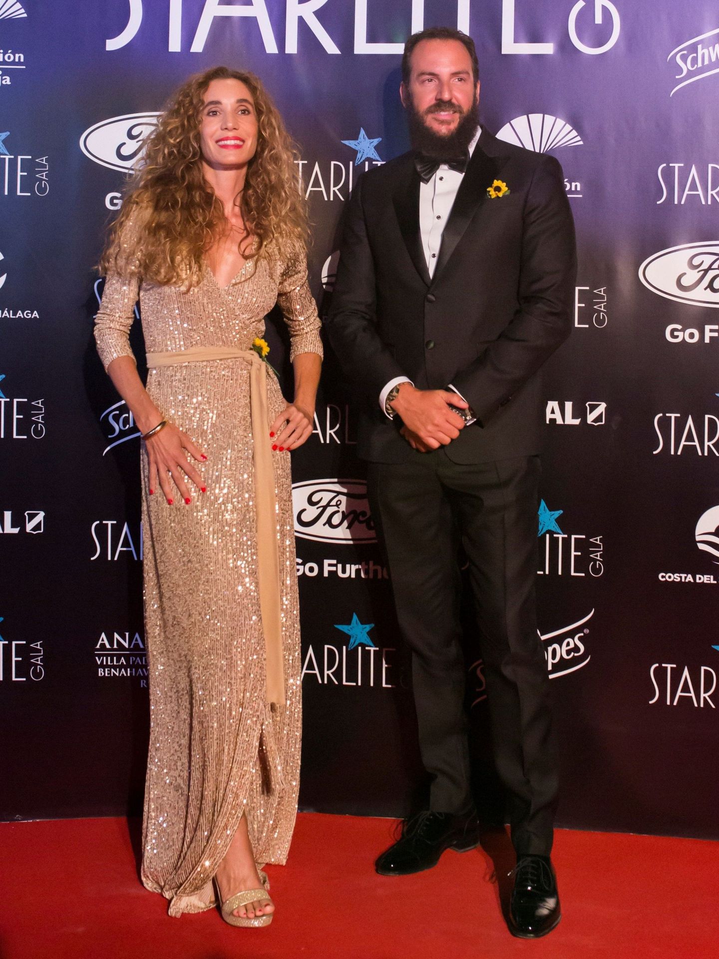 Borja Thyssen y Blanca Cuesta, en la gala benéfica de la décima edición del Starlite Festival en 2019. (EFE/Carlos Díaz)