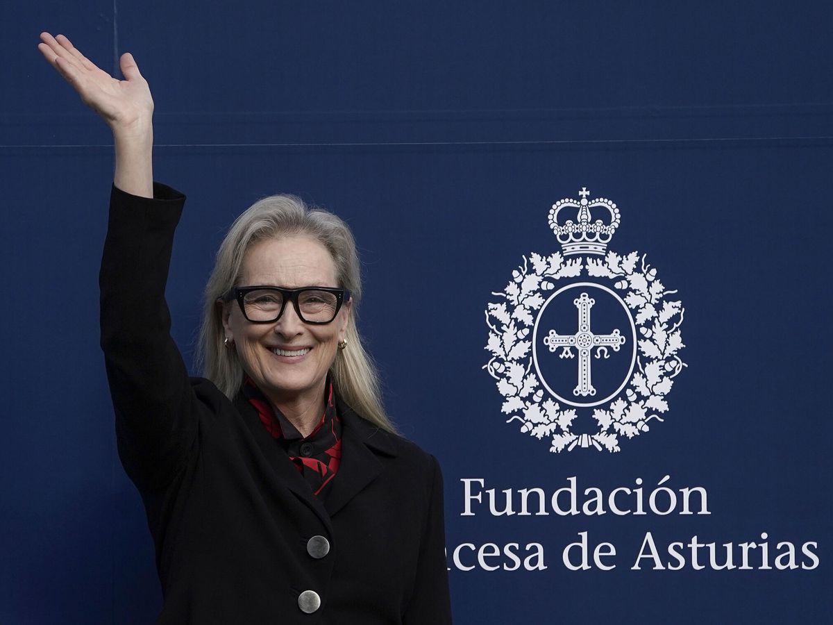 Foto: Meryl Streep en su recibimiento oficial. (EFE)