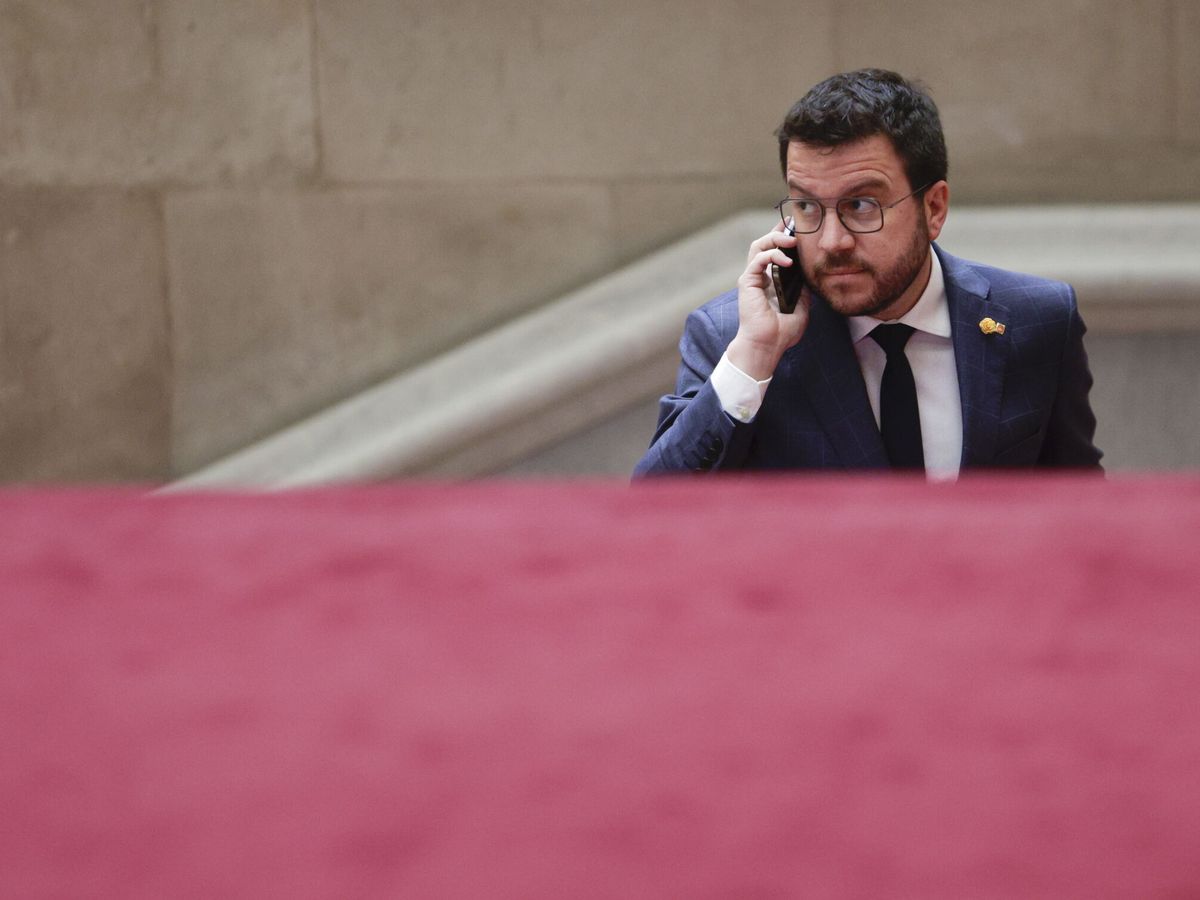 Foto: El presidente de la Generalitat, Pere Aragonés. (EFE/Quique García)