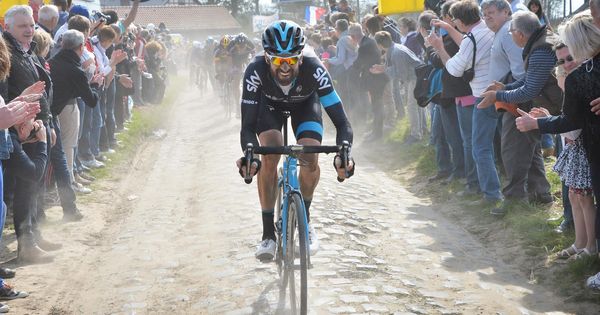 Foto: Wiggins, en la París-Roubaix de 2015. (EFE)