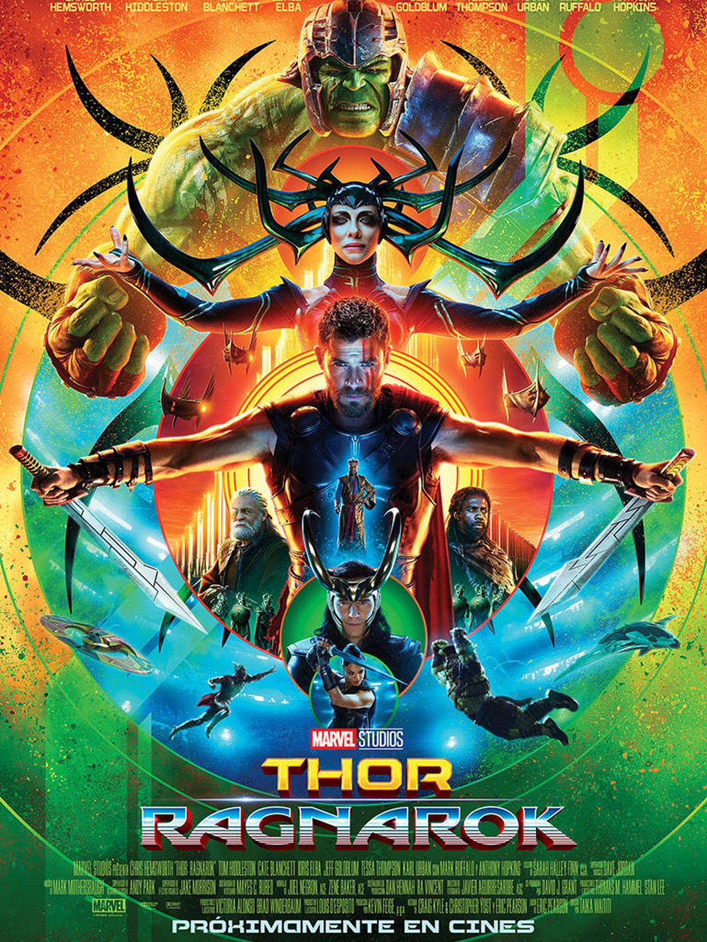 Cartel de 'Thor: Ragnarok'.