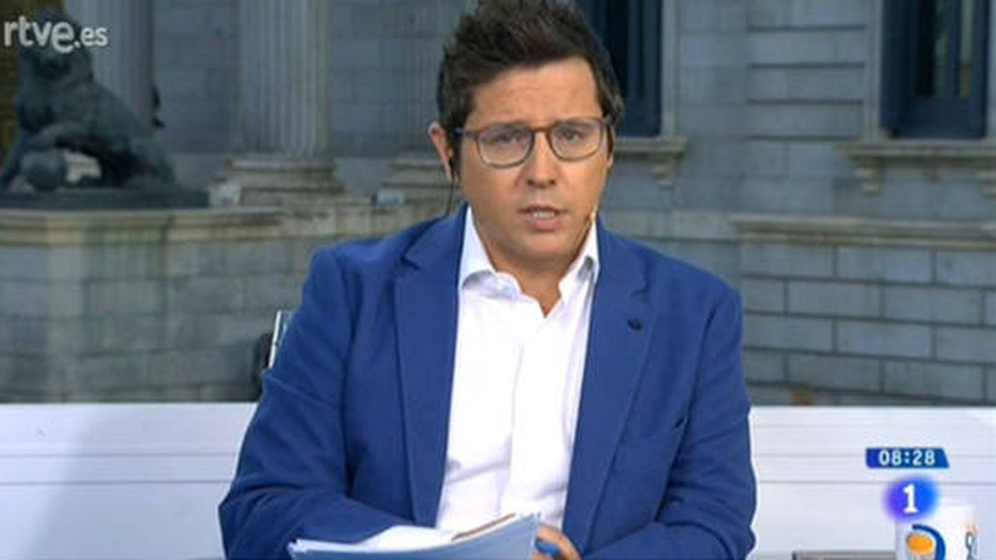 Sergio Martín, en 'Los desayunos de TVE'. (RTVE)