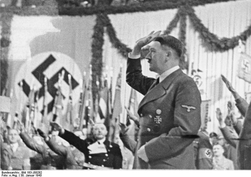 Foto: Adolf Hitler en Berlín en el año 1943 (CC)