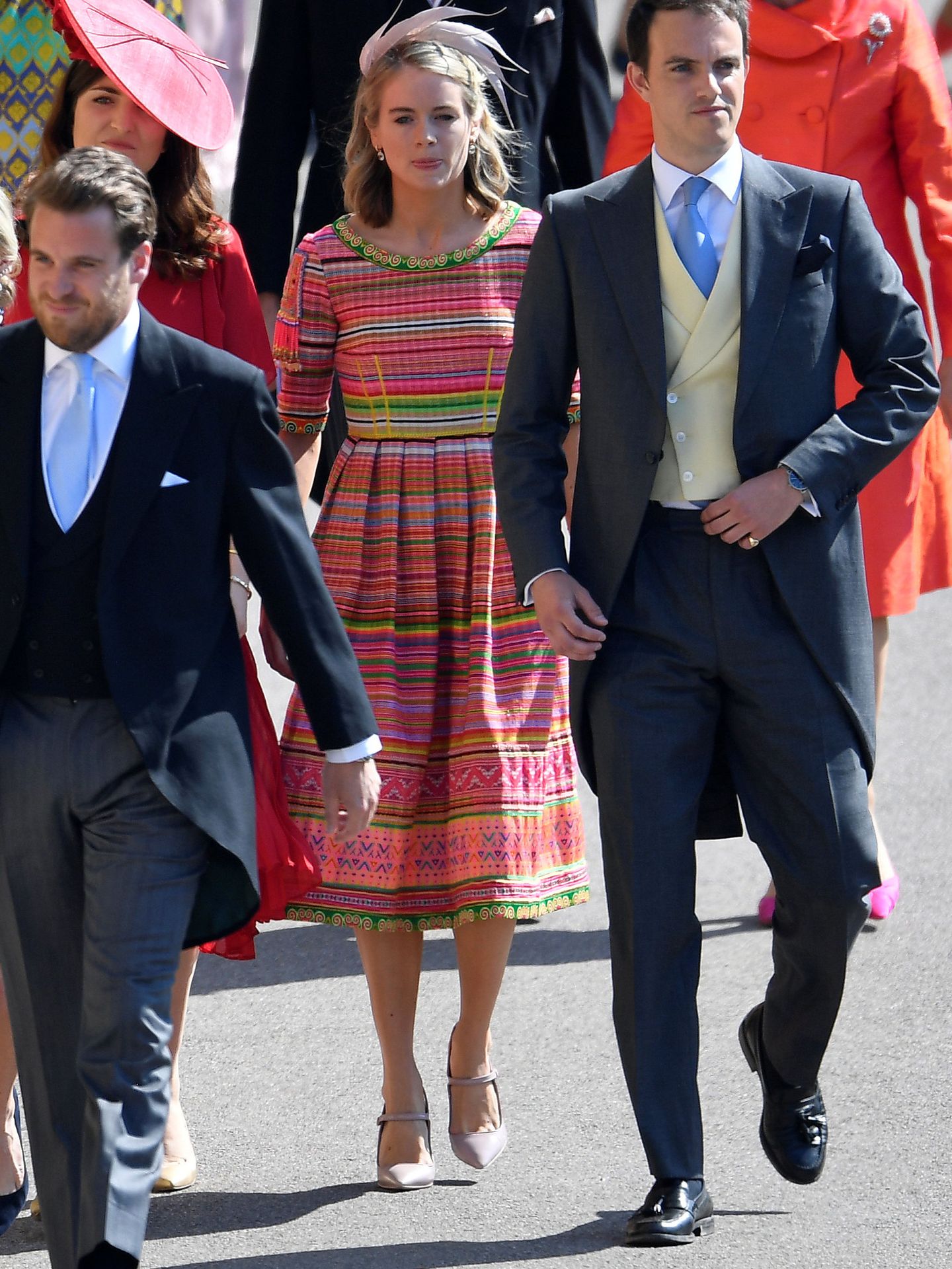Cressida Bonas, en la boda del príncipe Harry. (Reuters)
