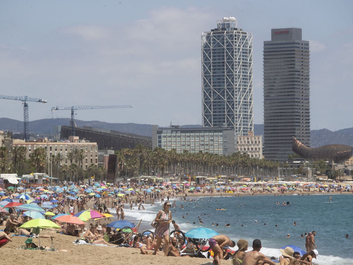 Foto: En la playa, varias prácticas estarán castigadas con severas sanciones económicas (EFE/Marta Pérez)