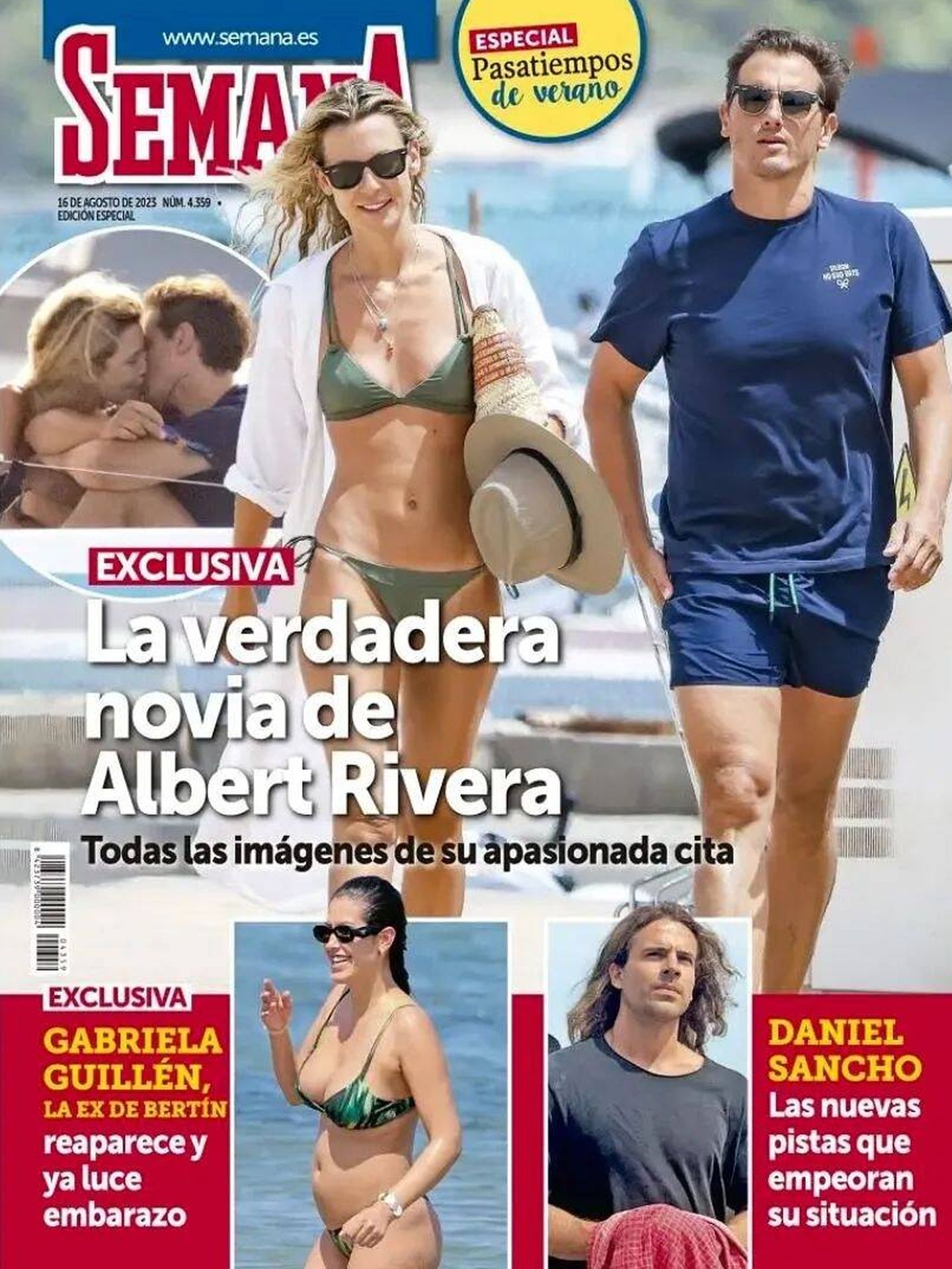 Albert Rivera y su nueva novia en la portada de 'Semana'. (Cortesía)