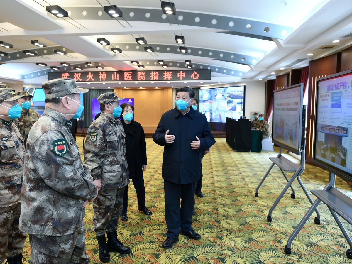 Foto: Xi Jinping visita Wuhan. (Reuters)