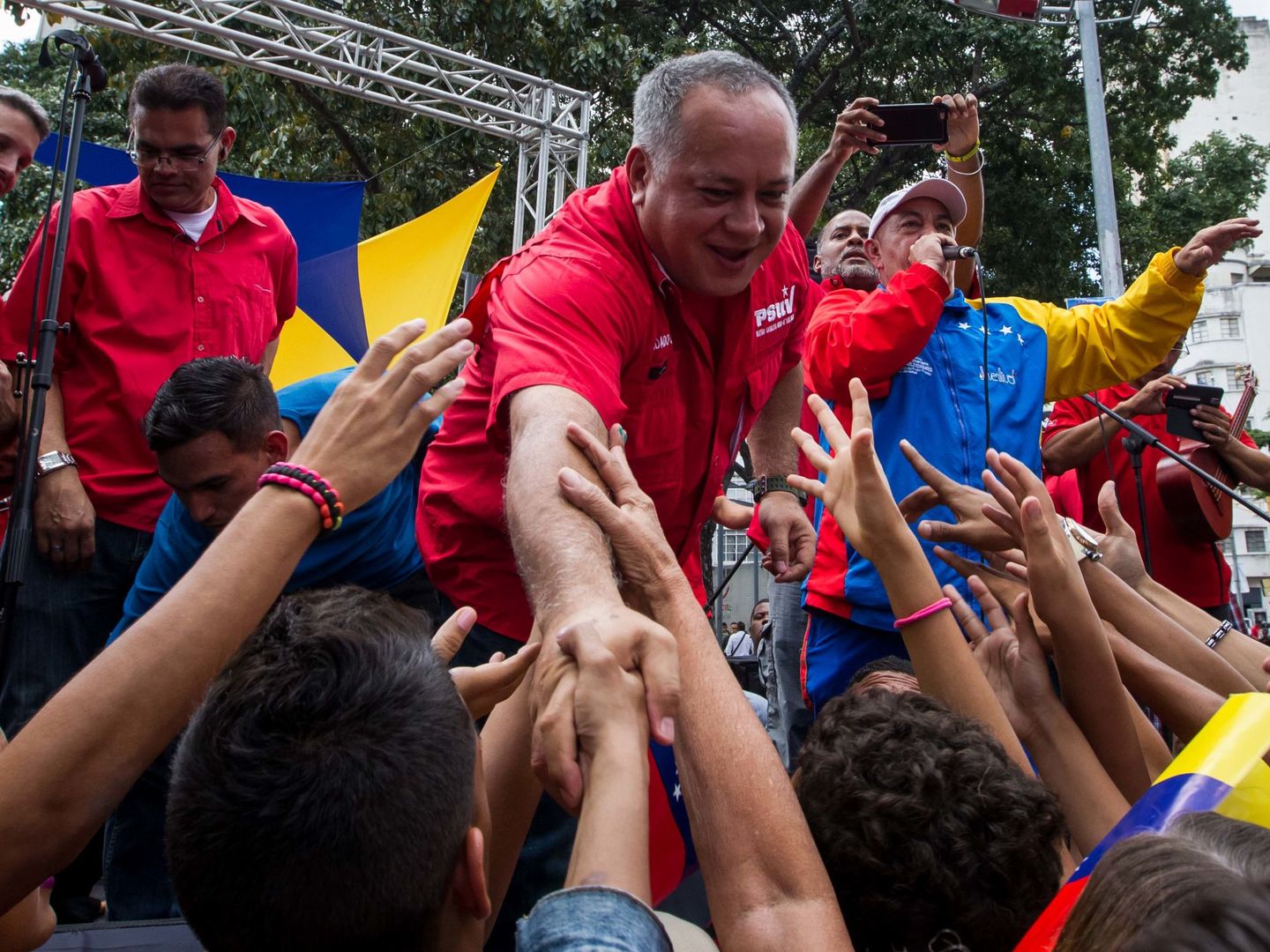 El vicepresidente del Partido Socialista Unido de Venezuela (PSUV), Diosdado Cabello. (EFE)