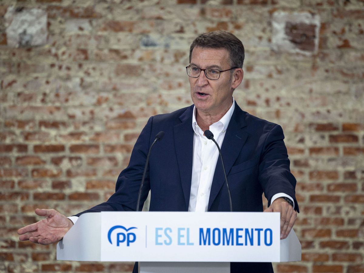 Foto: Feijóo ha prometido reducir el número de ministerios. (EFE/Daniel González)