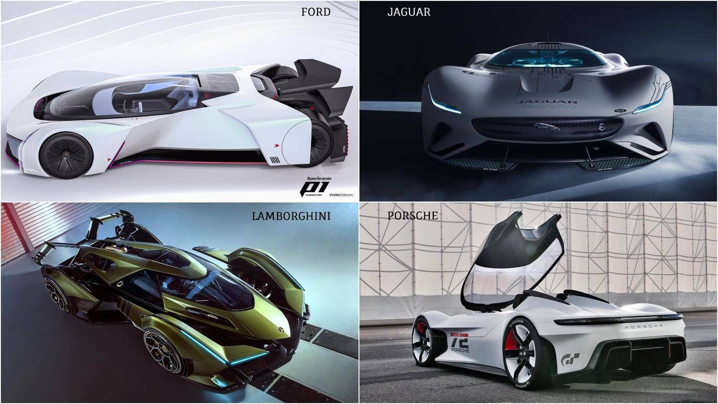 Porsche, Lamborghini o Jaguar son algunos que también han mostrado prototipos virtuales.
