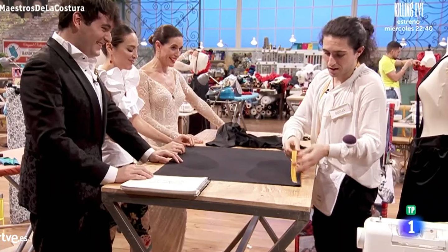 Tamara Falcó y Borja, en 'Maestros de la costura'. (TVE)