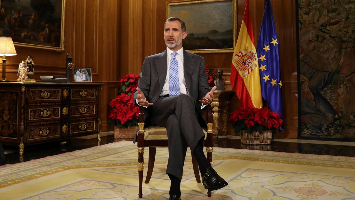 El Rey apura al máximo el discurso de Nochebuena con Cataluña de fondo otra vez