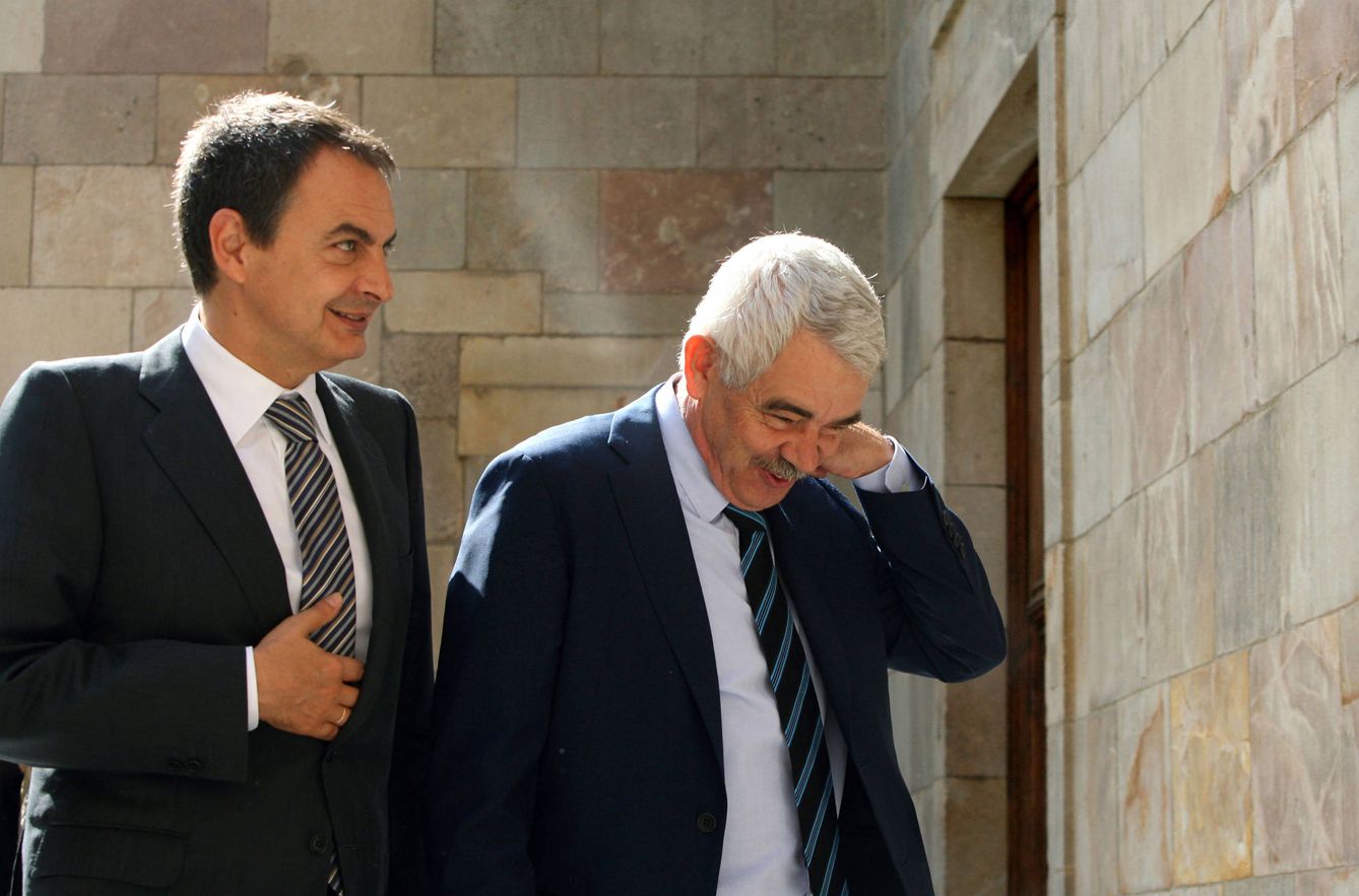 José Luis Rodríguez Zapatero y Pasqual Maragall en una imagen de archivo de 2006. (Reuters)
