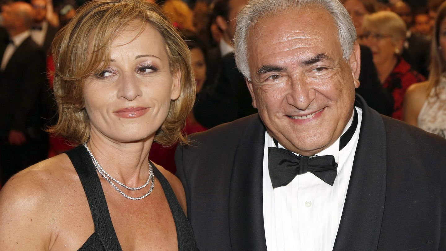 Dominique Strauss-Kahn y Myriam L'Aouffir en Cannes en 2013. (Reuters)