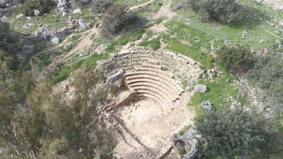 En Creta se escondían los restos de un odeón romano de 2.000 años de antigüedad