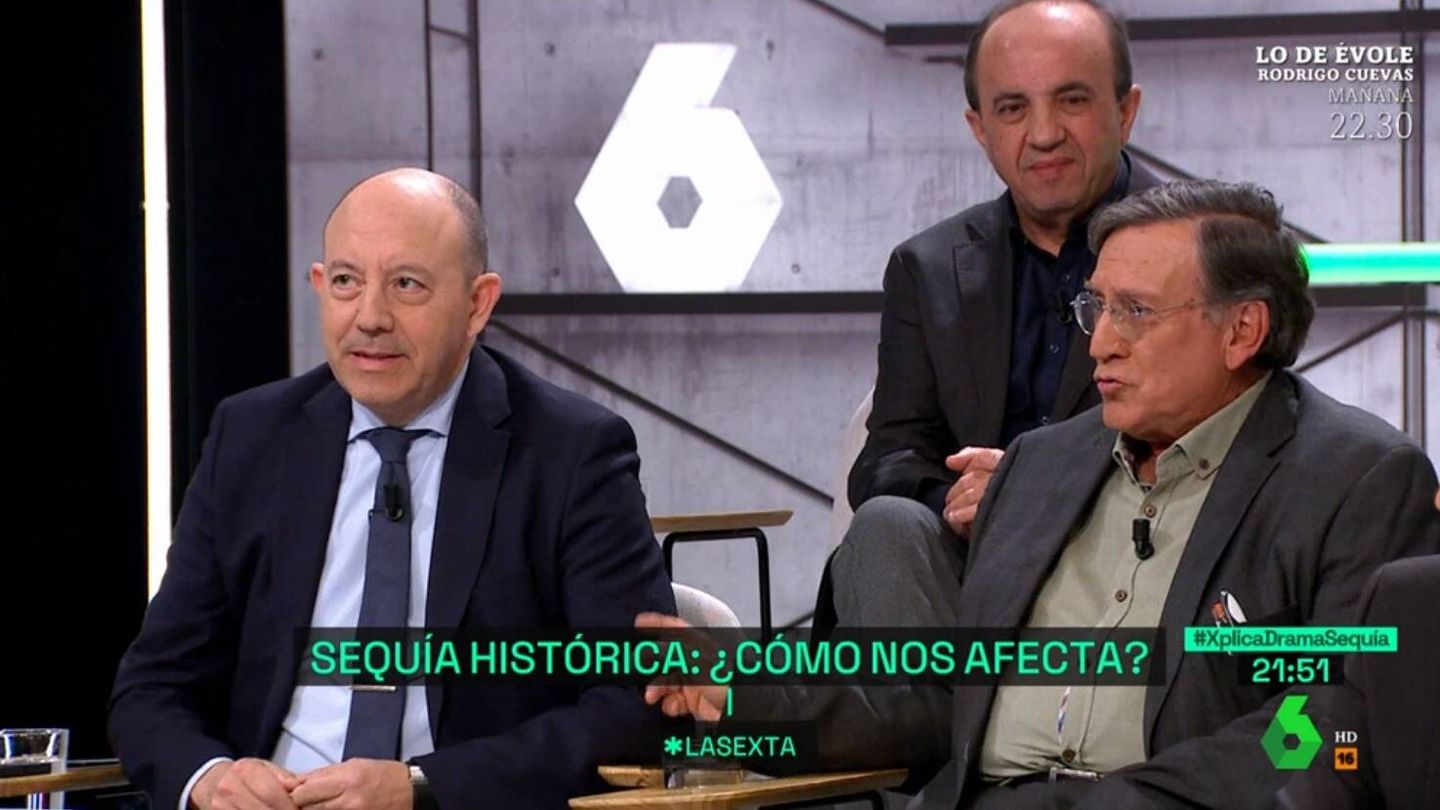 Gonzalo Bernardos y Joaquín Araujo en 'La Sexta noche'. (Atresmedia)