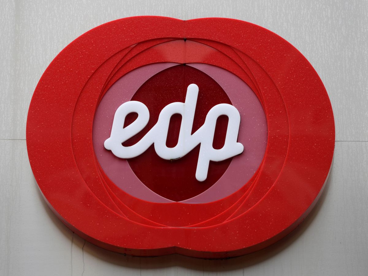 Foto: Logo de la eléctrica portuguesa EDP (Reuters)