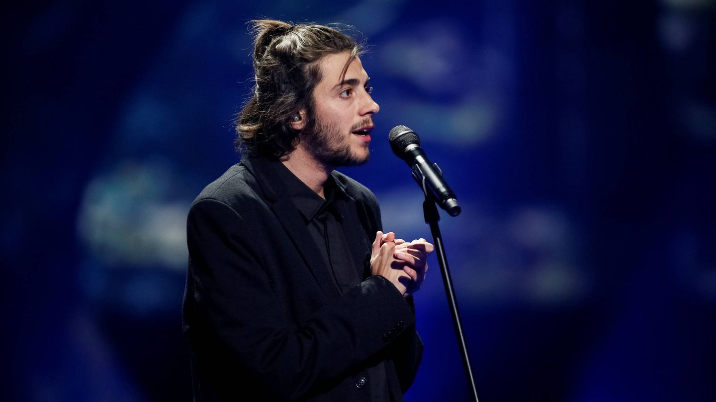 Salvador Sobral, durante su actuación en Eurovisión. (Reuters)