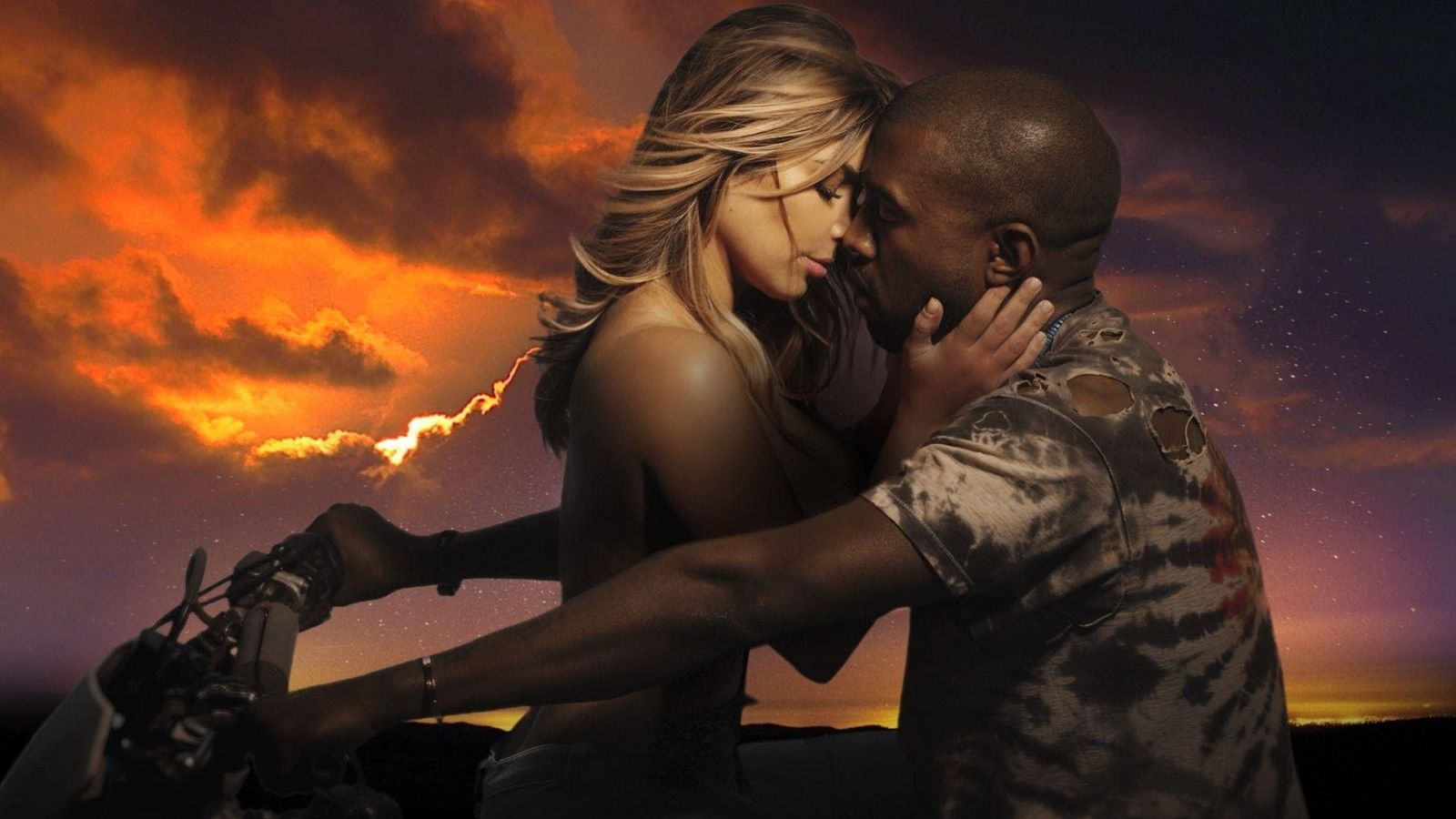 Foto: Kim Kardashian y Kanye West