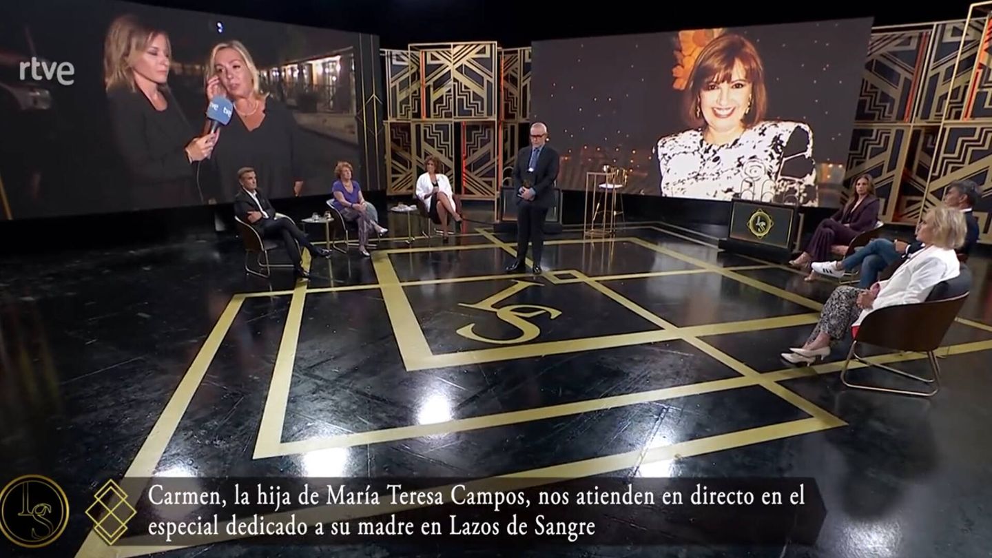 Imagen del especial 'Lazos de sangre' dedicado a Mª Teresa Campos. (RTVE)