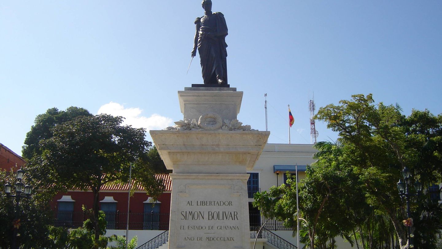 Monumento a Simón Bolívar en Ciudad Bolívar. (CC)