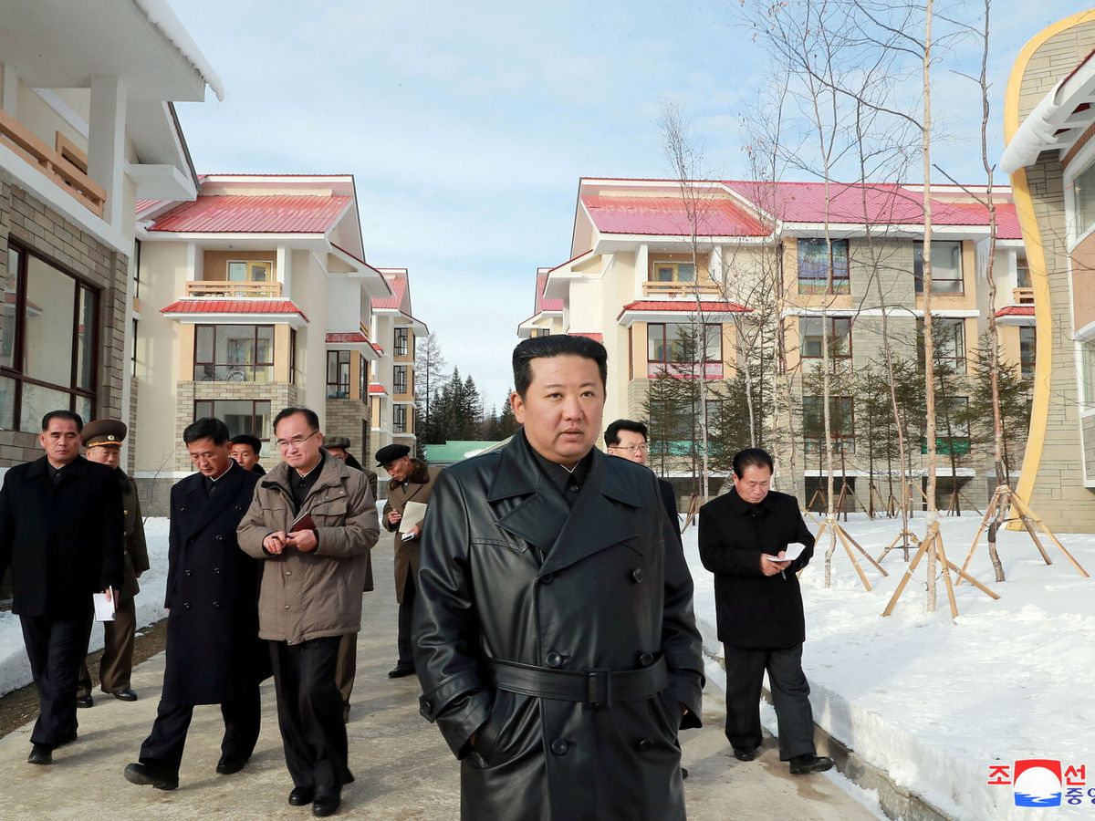 Foto: Kim Jong-un en Samjiyon. (Reuters)