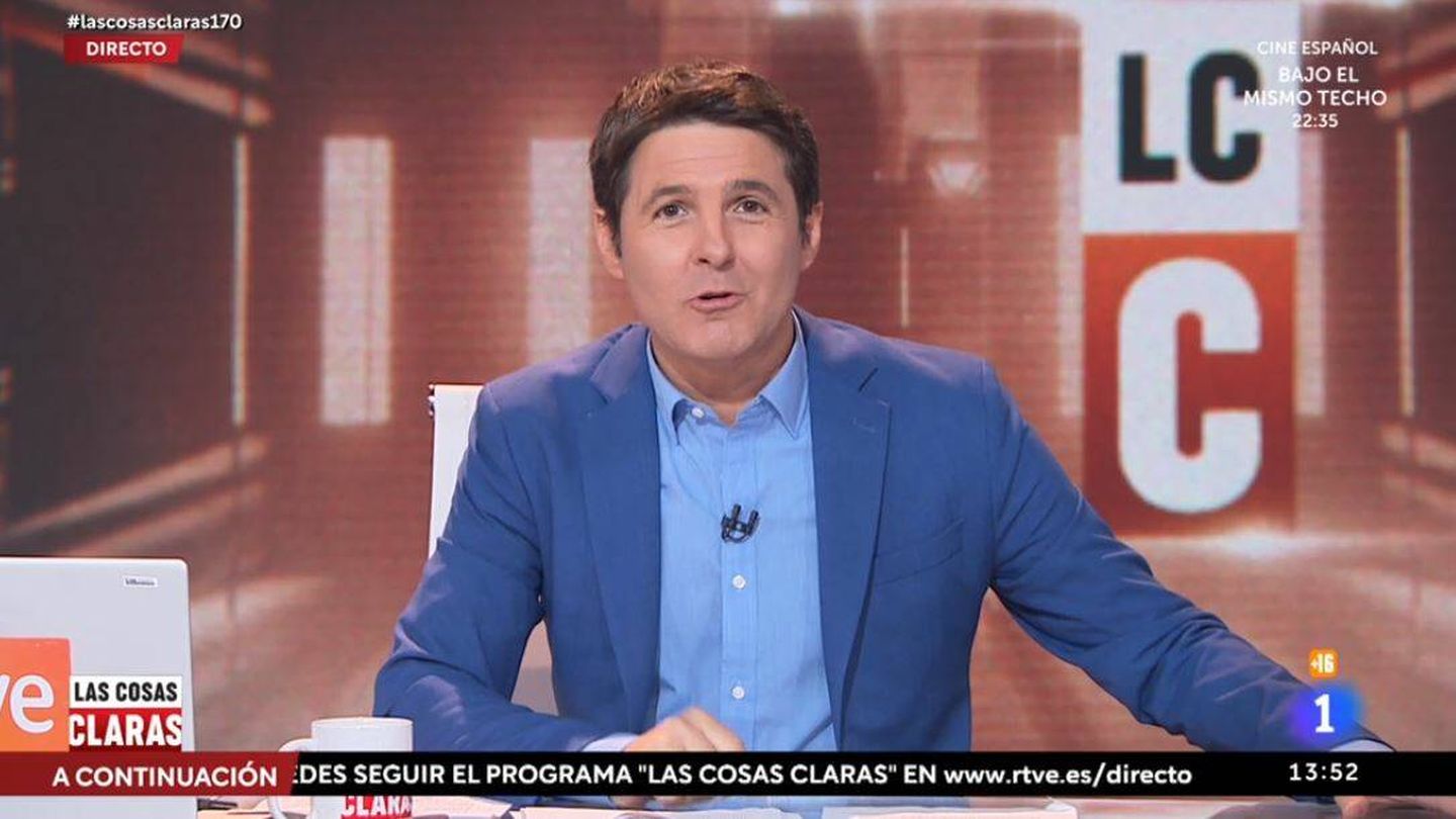 Jesús Cintora, presentador de 'Las cosas claras'. (RTVE)