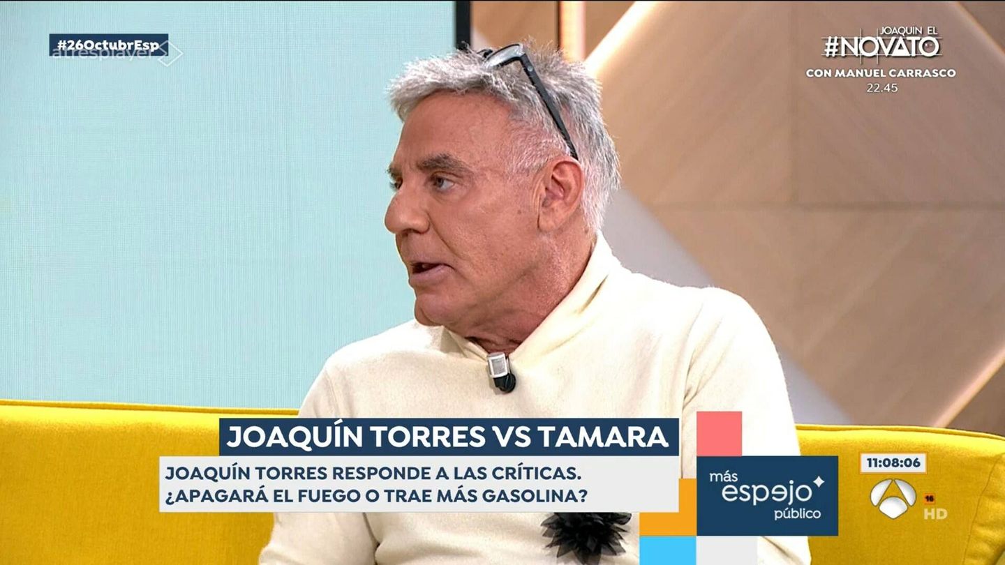Joaquín Torres, en 'Espejo público'. (Antena 3)