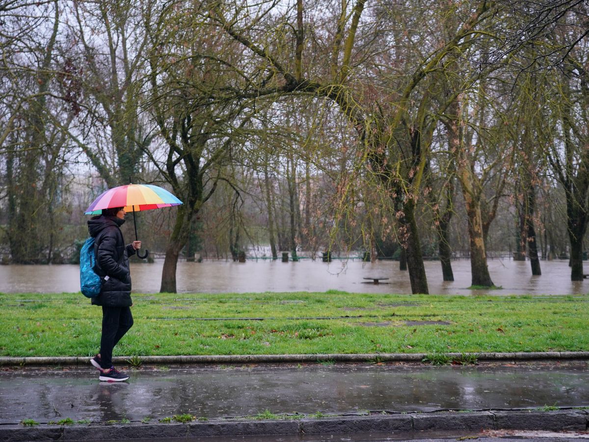Foto: Zona afectada por las lluvias en Vitoria. (Europa Press/Iñaki Berasaluce)