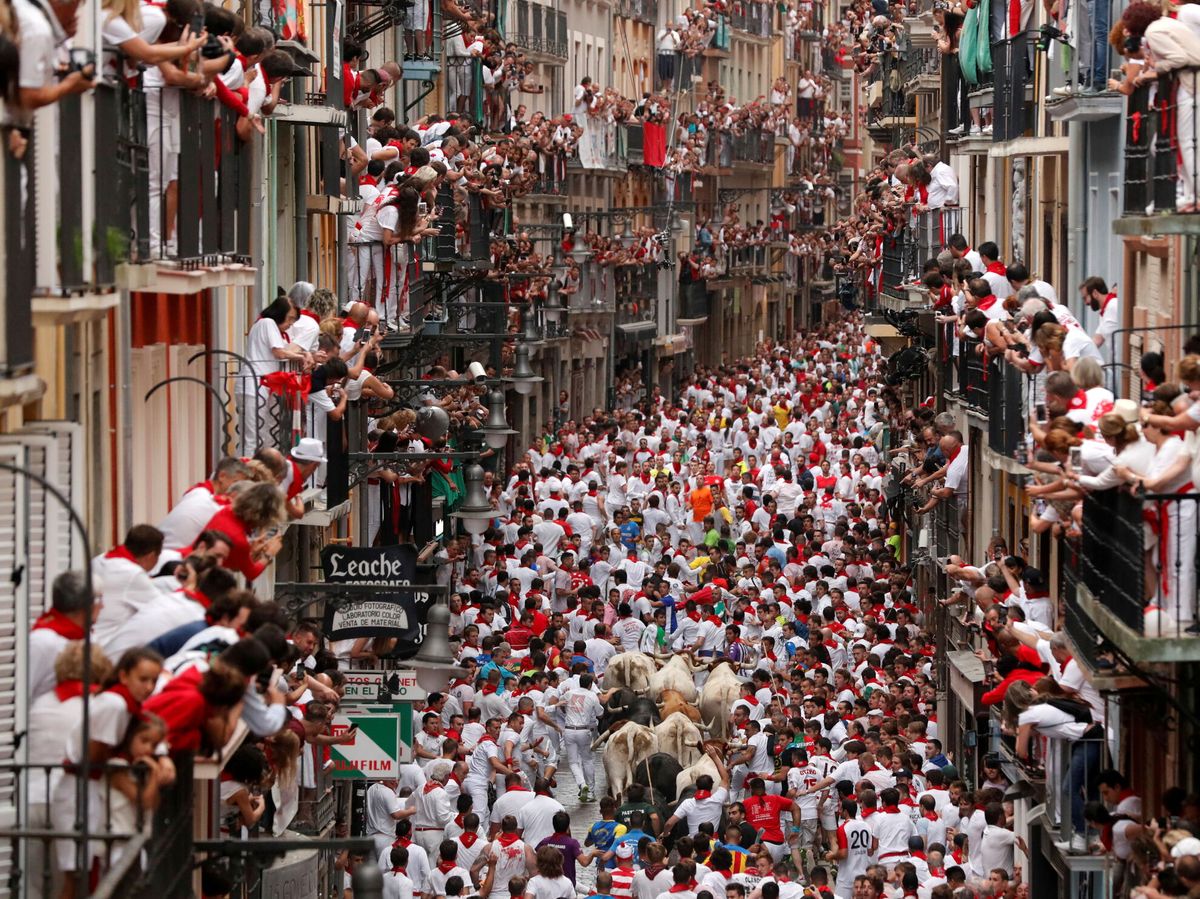 Foto: Fiestas de San Fermín en Pamplona (Reuters)