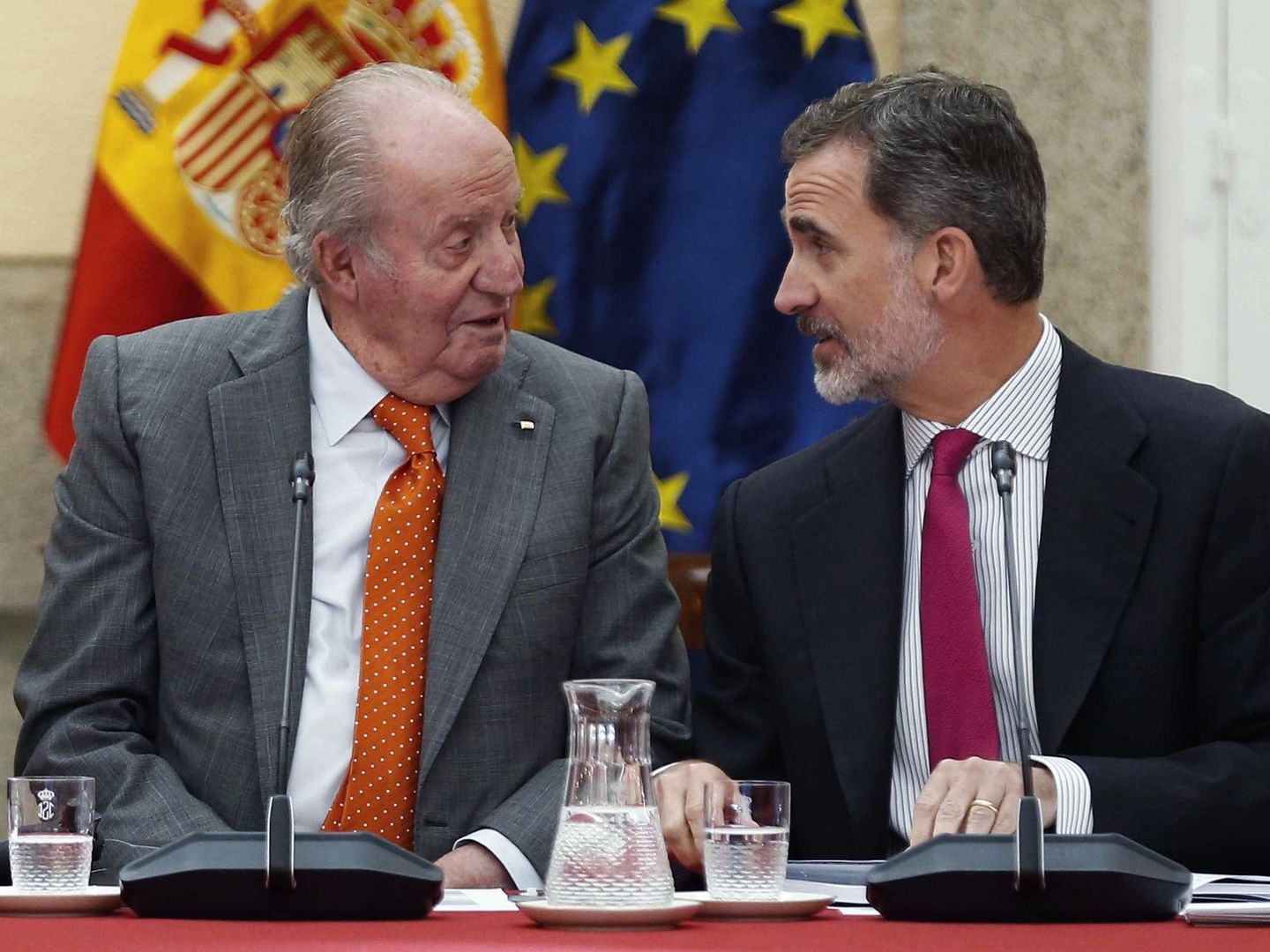 Los reyes Juan Carlos y Felipe. (EFE)