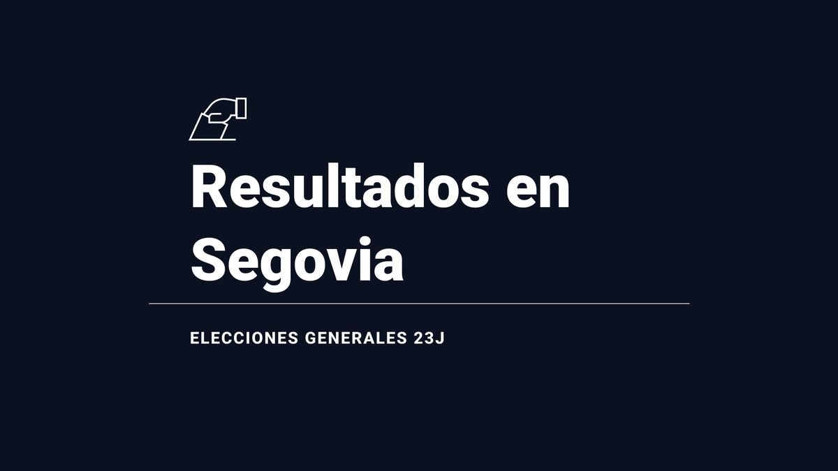 Votos, escaños, escrutinio y ganador en Segovia capital: resultados de las elecciones generales del 23 de julio del 2023