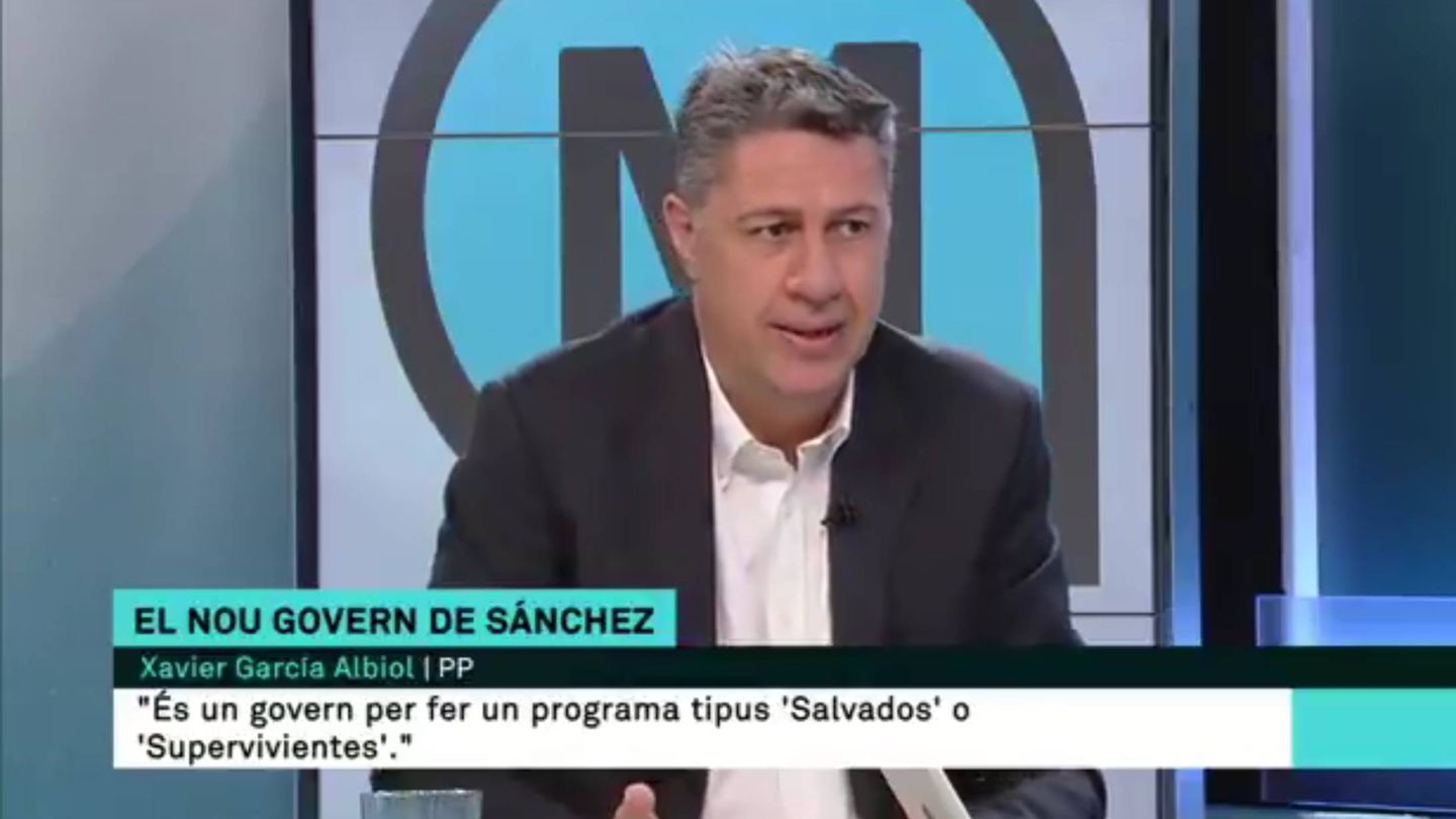 Xavier García Albiol, en TV3.