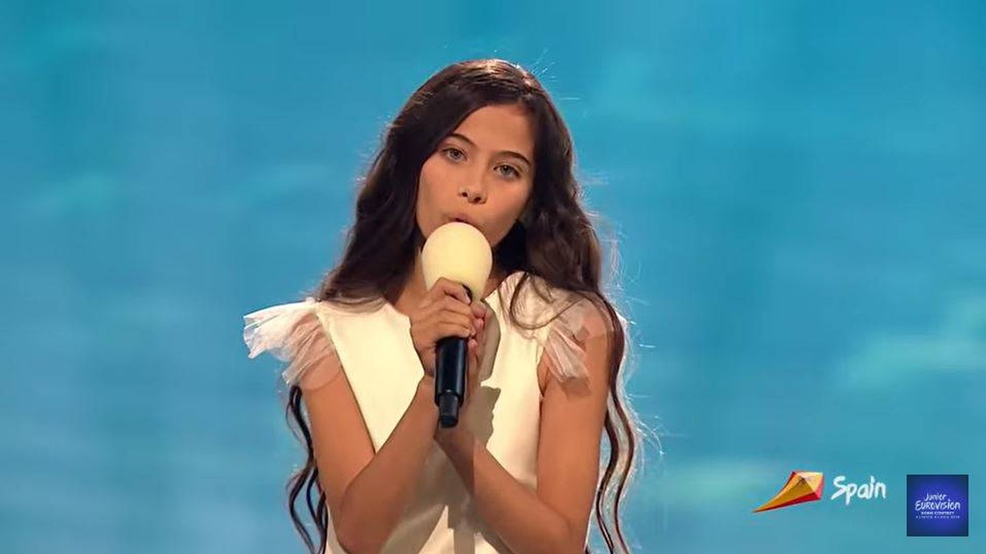 La representante española Melani García. (EurovisionJunior.TV)