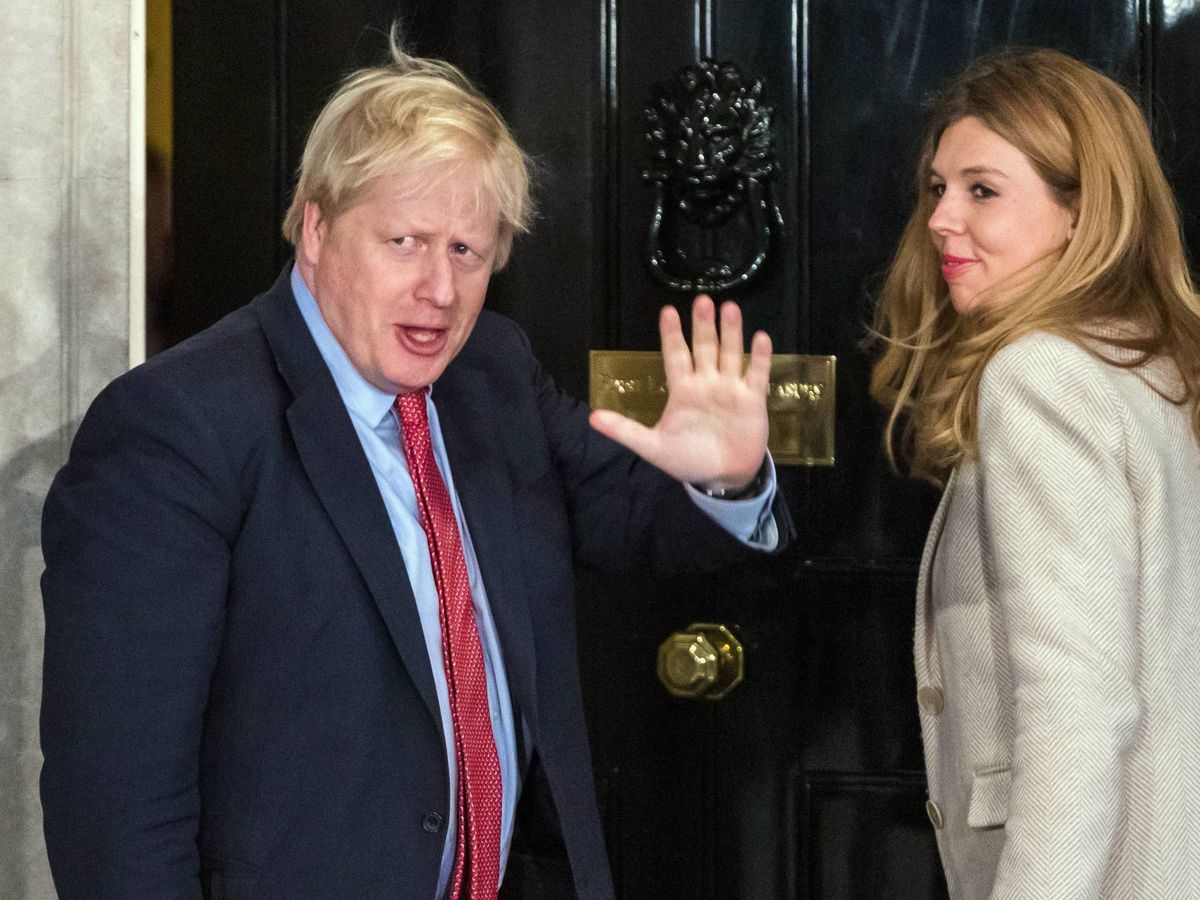 Foto: Boris y Carrie, en el 10 de Downing Street. (EFE)
