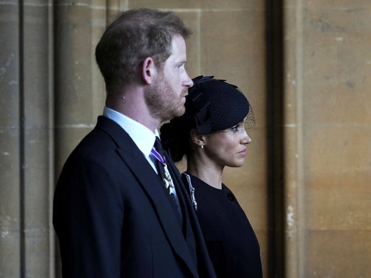 Foto: El príncipe Harry y Meghan Markle. (Reuters/Pool/Emilio Morenatti)
