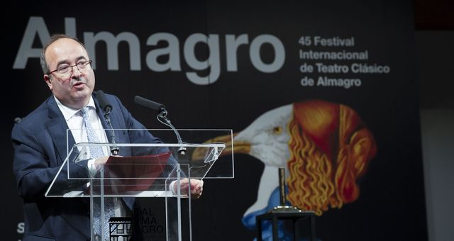 El ministro de Cultura, en la inauguración de la 45 edición del Festival Internacional de Teatro Clásico de Almagro. (EFE/Jesús Monroy)